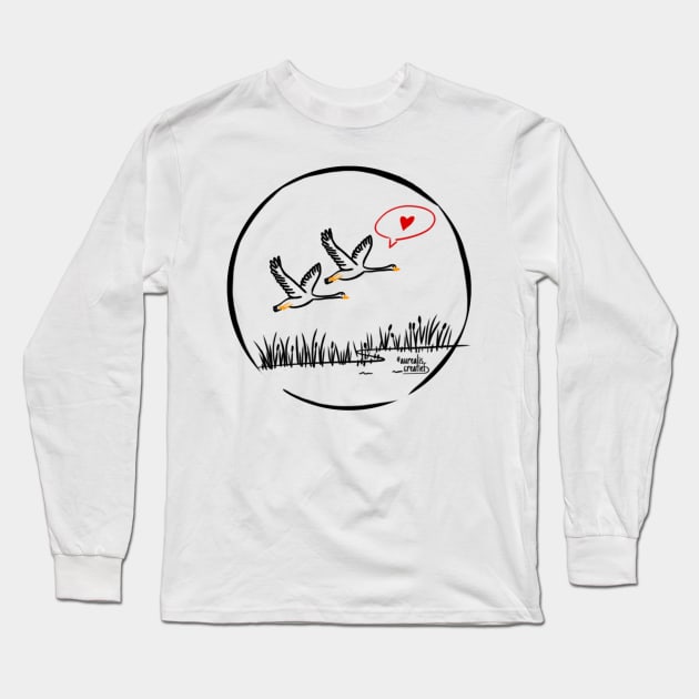 Finland: I love the lake district Long Sleeve T-Shirt by Aurealis